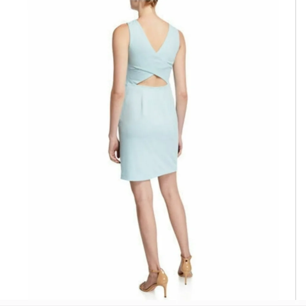 Betsey Johnson light blue sz 6 sleeveless midi dress like new - Picture 7 of 9